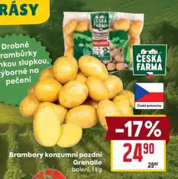 Billa Brambory konzumní pozdní Grenaille nabídka