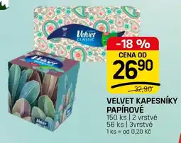 Flop Velvet kapesníky papírové nabídka