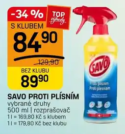 Flop Savo proti plísním nabídka