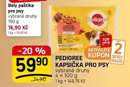 Flop Pedigree kapsička pro psy nabídka