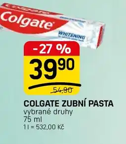 Flop Colgate zubní pasta nabídka