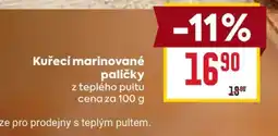 Billa Kuřecí marinované paličky nabídka