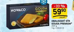 Flop Nowaco obalovaný sýr gouda premium nabídka