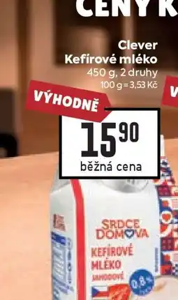 Billa Clever Kefírové mléko nabídka