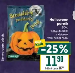 Billa Halloween perník nabídka