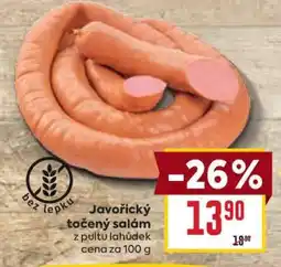 Billa Javořický točený salám nabídka