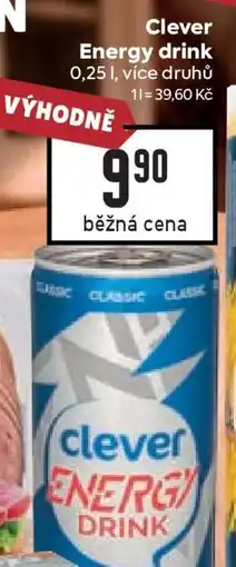Billa Clever Energy drink nabídka