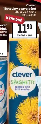Billa Clever Těstoviny bezvaječné nabídka
