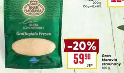 Billa Gran Moravia strouhaný nabídka
