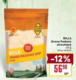 Billa BILLA Grana Padano strouhaný nabídka