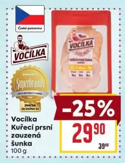 Billa Vocílka Kuřecí prsní zauzená šunka nabídka