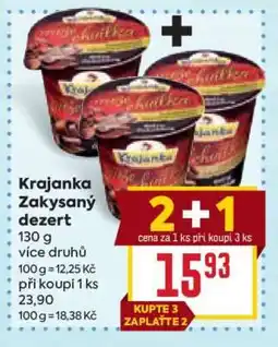 Billa Krajanka Zakysaný dezert nabídka