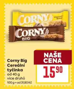 Billa Corny Big Cereální tyčinka nabídka