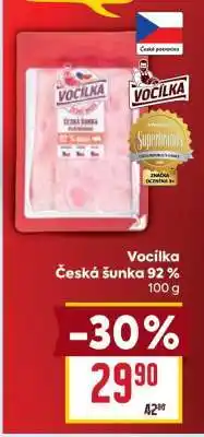 Billa Vocílka Česká šunka 92% nabídka