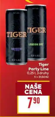 Billa Tiger Party Line nabídka