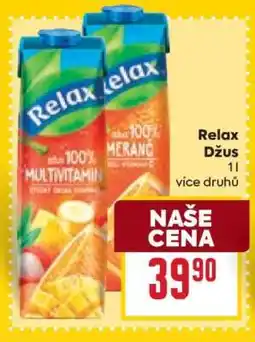 Billa Relax džus nabídka