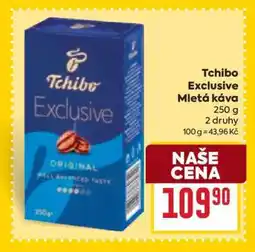 Billa Tchibo Exclusive mletá káva nabídka