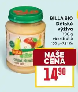 Billa BILLA BIO Dětská výživa nabídka