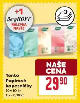 Billa Tento Papírové kapesníčky nabídka