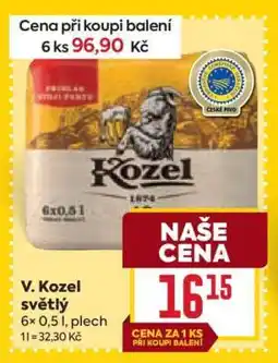 Billa V. Kozel světlý nabídka
