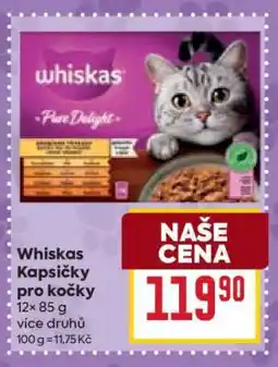 Billa Whiskas kapsičky pro kočky nabídka