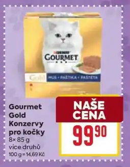 Billa Gourmet Gold Konzervy pro kočky nabídka