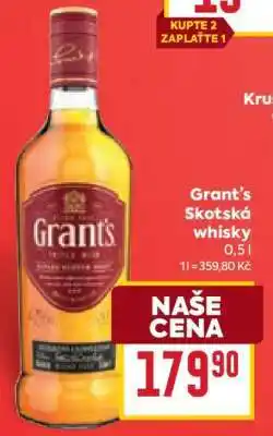Billa Grant’s Skotská whisky nabídka