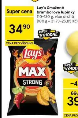 Tesco Lay's Smažené bramborové lupínky nabídka