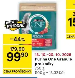 Tesco Purina One Granule pro kočky nabídka