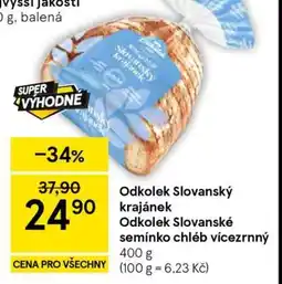 Tesco Odkolek Slovanský krajánek / Odkolek Slovanské semínko chléb vícezrnný nabídka