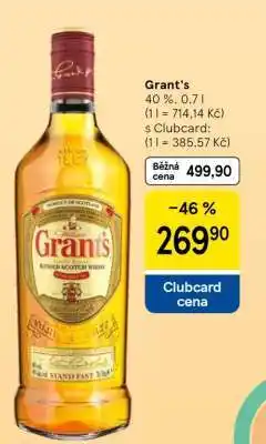 Tesco Grant‘s nabídka