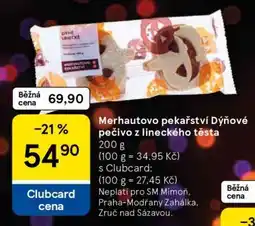 Tesco Merhautovo pekařství Dýňové pečivo z lineckého těsta nabídka
