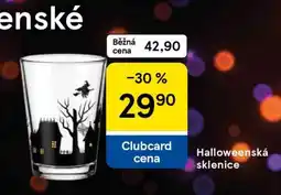 Tesco Halloweenská sklenice nabídka