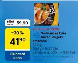 Tesco Vodňanské kuře Kuřecí nugety smažené nabídka