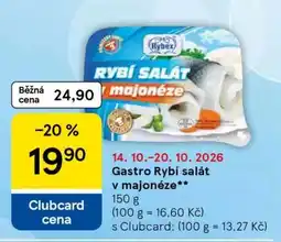 Tesco Gastro Rybí salát v majonéze nabídka