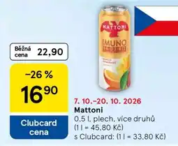 Tesco Mattoni nabídka