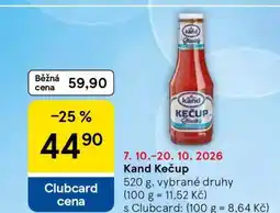 Tesco Kand Kečup nabídka