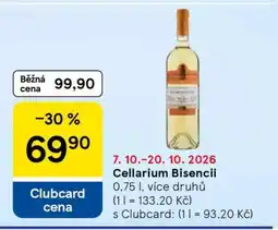 Tesco Cellarium Bisencii nabídka