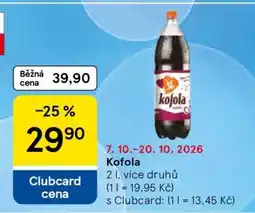 Tesco Kofola nabídka