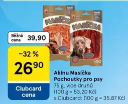 Tesco Akinu Masíčka Pochoutky pro psy nabídka