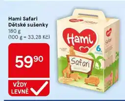Tesco Hami Safari Dětské sušenky nabídka
