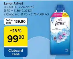 Tesco Lenor aviváž nabídka