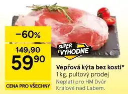 Tesco Vepřová kýta bez kosti nabídka