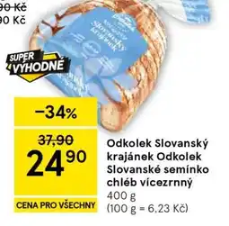 Tesco Odkolek Slovanský krajánek / Odkolek Slovanské semínko chléb vícezrnný nabídka