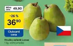 Tesco Hrušky zelené Lucas nabídka