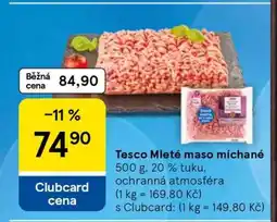 Tesco Tesco Mleté maso míchané nabídka