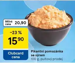 Tesco Pikantní pomazánka se sýrem nabídka