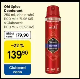 Tesco Old Spice Deodorant nabídka
