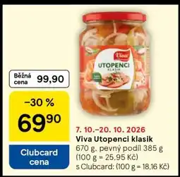 Tesco Viva Utopenec klasik nabídka