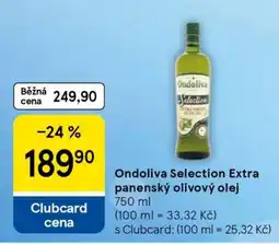 Tesco Ondoliva Selection extra panenský olivový olej nabídka